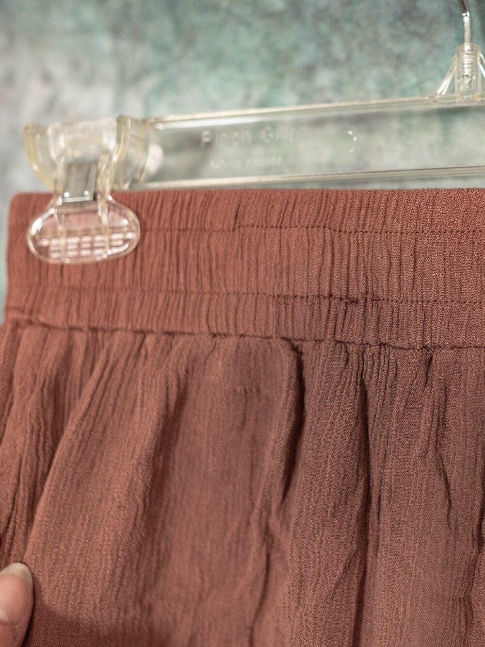 Forever 21 Warm Brown Flowy Linen Pants - Small - Vacay Ready - Picture 3 of 7